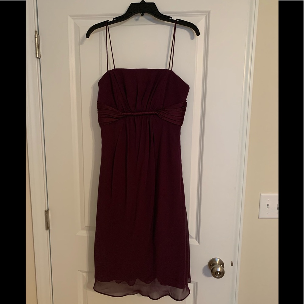 Alfred Angelo dark purple dress 👗